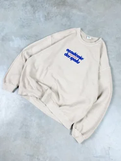 Vice 84 'Club Académie' Vintage Washed Sweater - Sand