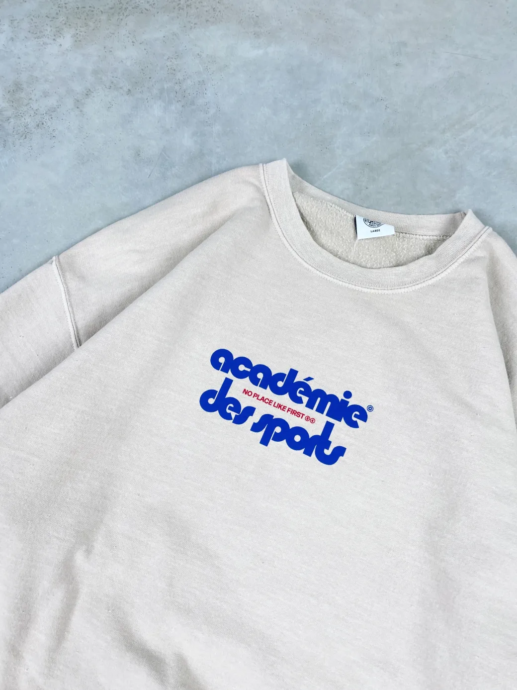 Vice 84 'Club Académie' Vintage Washed Sweater - Sand