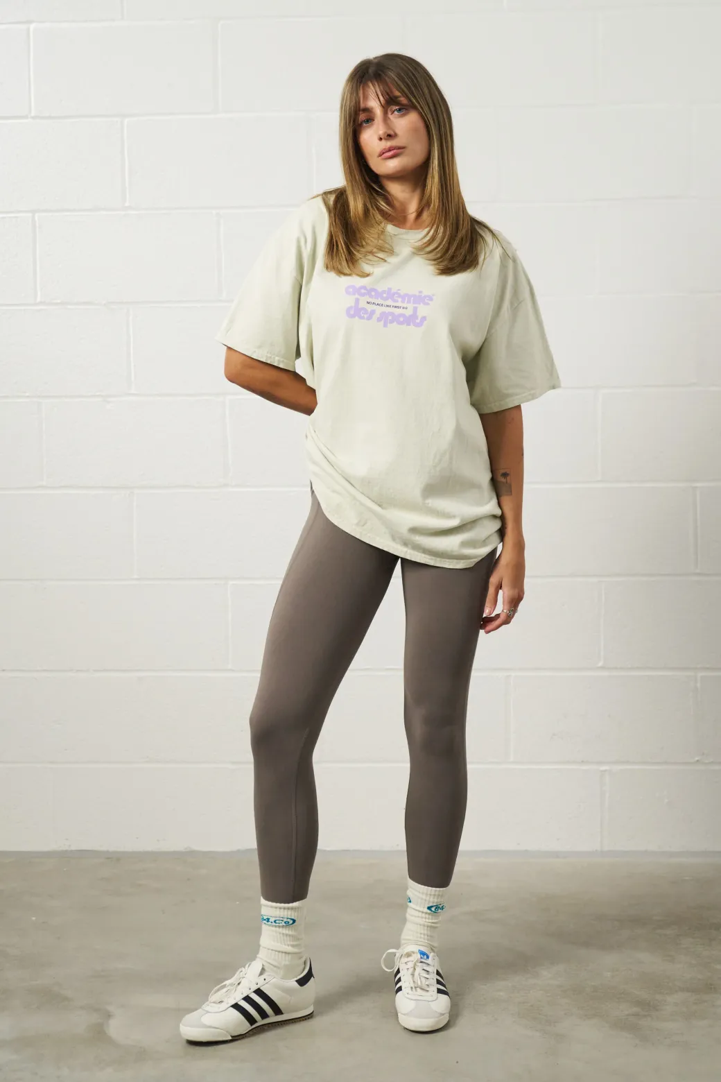 Vice 84 'Club Académie' Vintage Washed Tee - Cream