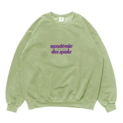 Vice 84 'Club Académie' Vintage Washed Sweater - Pistachio