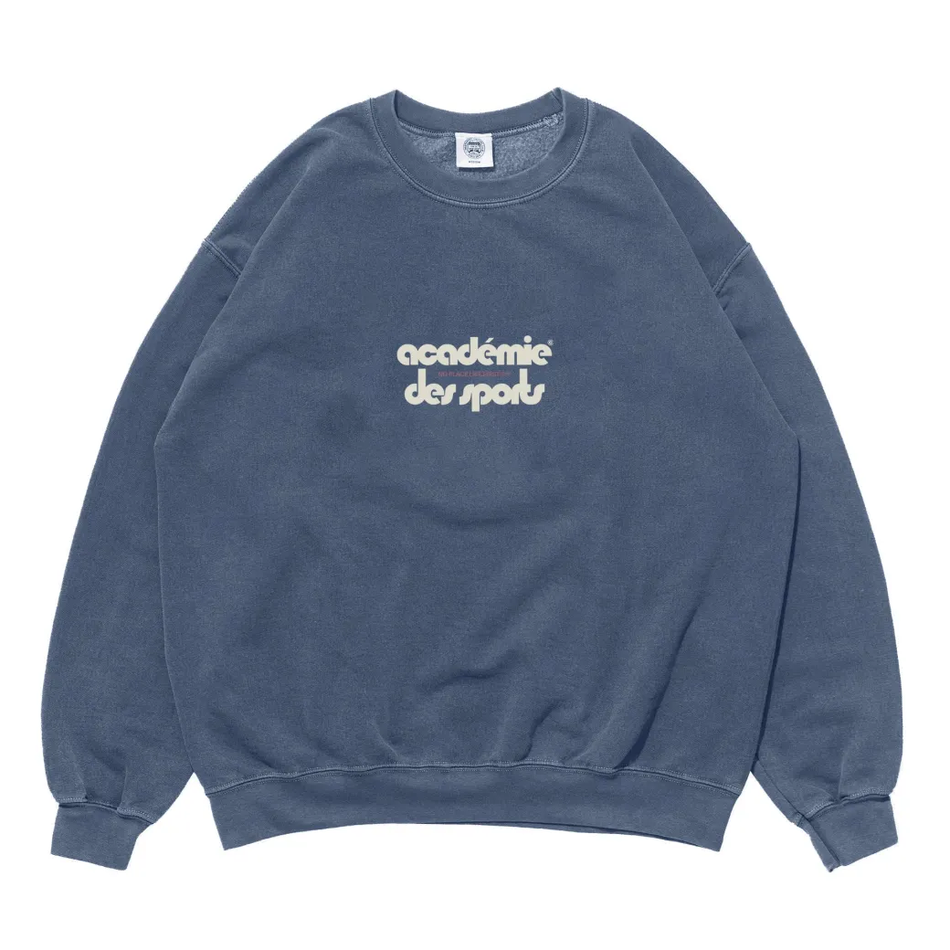 Vice 84 'Club Académie' Vintage Washed Sweater - Navy