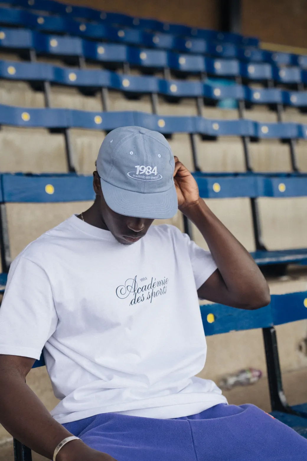 Vice 84 'Disc' Retro 6 Panel Dad Cap - Blue