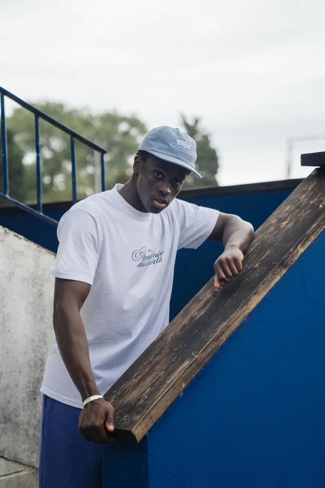 Vice 84 'Disc' Retro 6 Panel Dad Cap - Blue