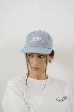 Vice 84 'Disc' Retro 6 Panel Dad Cap - Blue