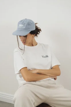 Vice 84 'Disc' Retro 6 Panel Dad Cap - Blue