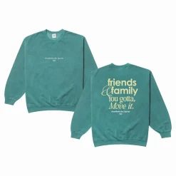 Vice 84 'Friends & Family' Vintage Washed Sweater - Green