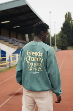 Vice 84 'Friends & Family' Vintage Washed Sweater - Green