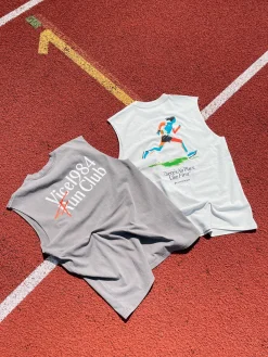 Vice 84 'Fun Club' Active Tank - Faded Grey