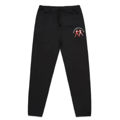 Vice 84 'Hard Yards Fight Club' Embroidered Joggers - Black