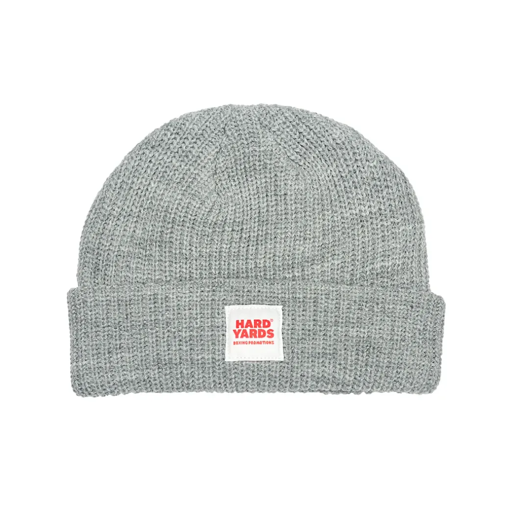 Vice 84 'Hard Yards' Fisherman Ribbed Beanie - Grey