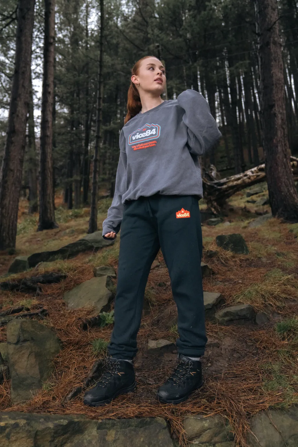 Vice 84 'Mountain' Joggers - Navy
