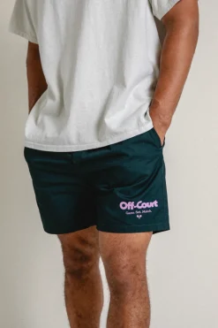 Vice 84 'Off-Court GSM' Beach Short - Forest