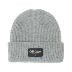 Vice 84 'Off-Court GSM' Cosy Ribbed Beanie - Grey