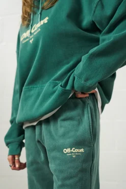 Vice 84 'Off-Court GSM' Hoodie & Jogger Set - Vintage Washed Forest