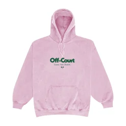 Vice 84 'Off-Court GSM' Vintage Washed Hoodie - Pink
