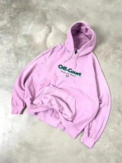 Vice 84 'Off-Court GSM' Vintage Washed Hoodie - Pink