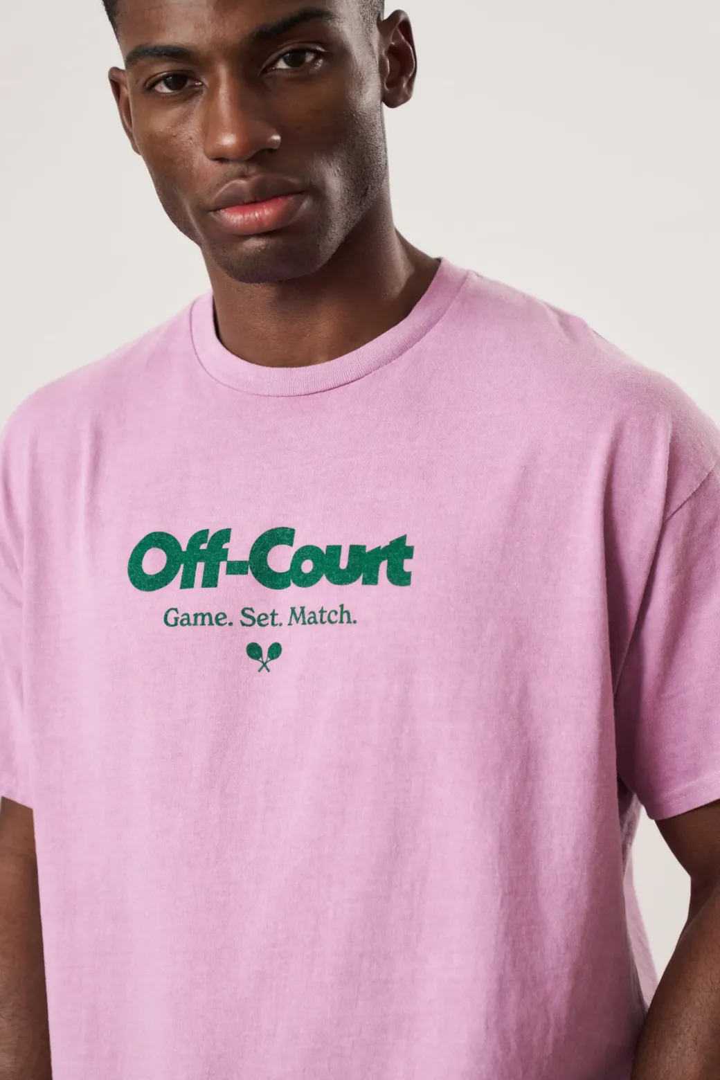 Vice 84 'Off-Court GSM' Vintage Washed Tee & Cap Bundle - Pink