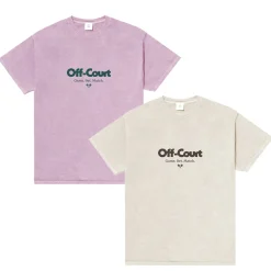 Vice 84 'Off-Court GSM' Vintage Washed Tee Twinpack - Pink/Cream