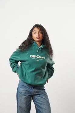 Vice 84 'Off-Court GSM' Vintage Washed Hoodie - Forest