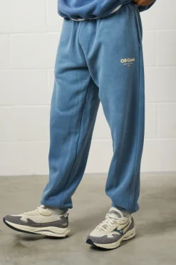 Vice 84 'Off-Court GSM' Vintage Washed Joggers - Blue