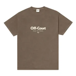 Vice 84 'Off-Court GSM' Vintage Washed Tee - Brown