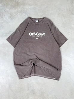 Vice 84 'Off-Court GSM' Vintage Washed Tee - Brown