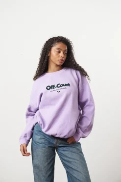 Vice 84 'Off-Court GSM' Vintage Washed Sweater - Orchid