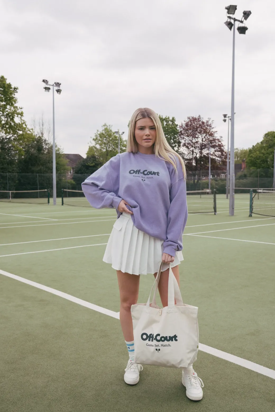 Vice 84 'Off-Court GSM' Vintage Washed Sweater - Orchid