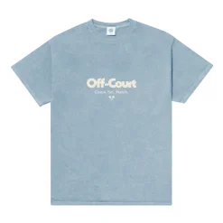 Vice 84 'Off-Court GSM' Vintage Washed Tee - Sky