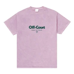 Vice 84 'Off-Court GSM' Vintage Washed Tee - Pink