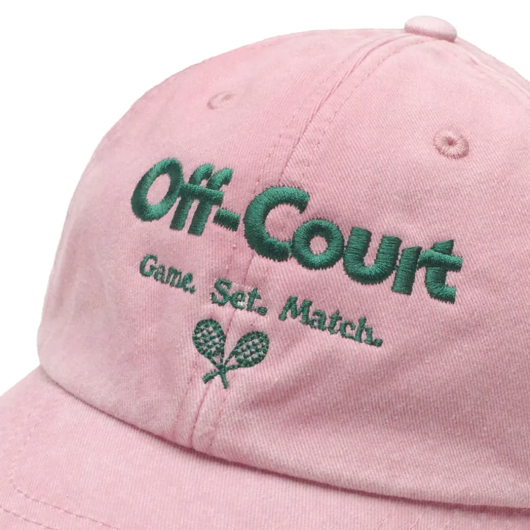 Vice 84 'Off-Court' Vintage Washed Cap - Pink