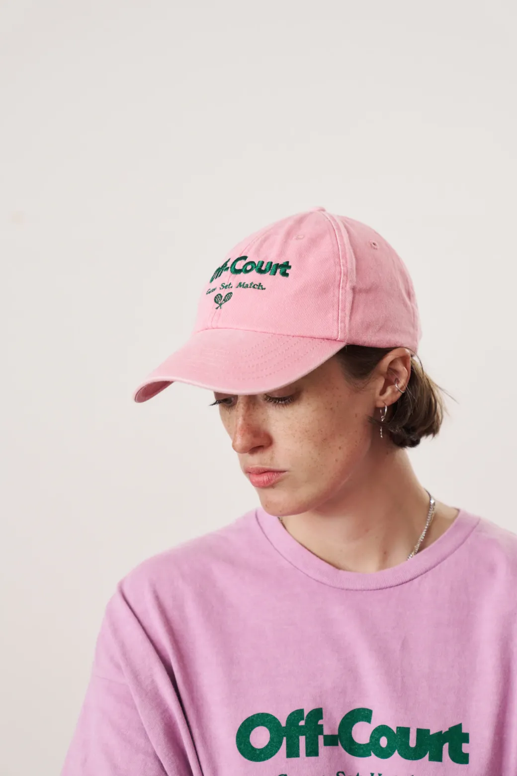 Vice 84 'Off-Court' Vintage Washed Cap - Pink