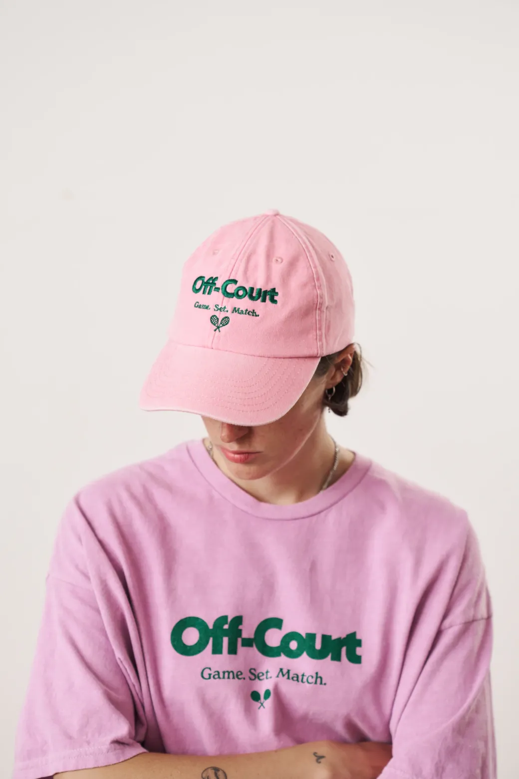 Vice 84 'Off-Court' Vintage Washed Cap - Pink