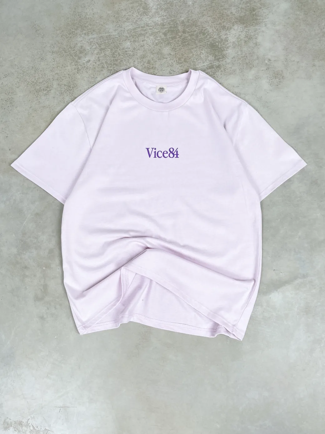 Vice 84 Premium Heavy Tee Twinpack - Ecru/Orchid