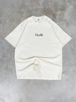 Vice 84 Premium Heavy Tee Twinpack - Ecru/Orchid