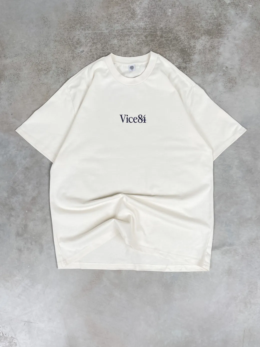 Vice 84 Premium Heavy Tee Twinpack - Ecru/Orchid