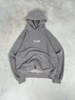 Vice 84 Premium Hoodie - Faded Grey