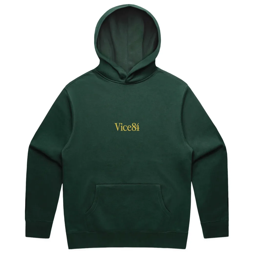 Vice 84 Premium Hoodie - Pine Green