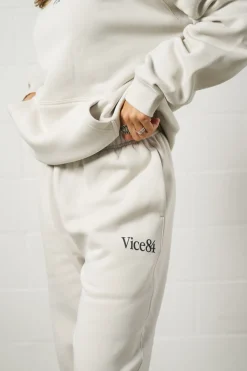 Vice 84 Premium Joggers - Bone