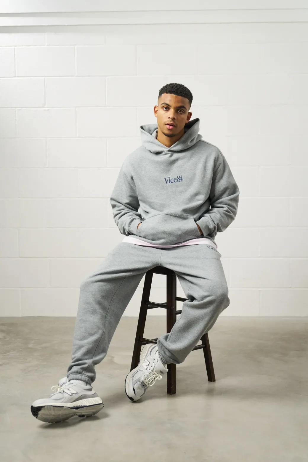 Vice 84 Premium Joggers - Grey