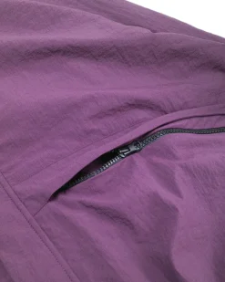 Vice 84 'Reflective Racer' Nylon Track Jacket - Burgundy