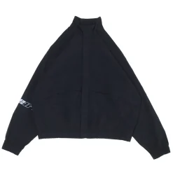 Vice 84 'Reflective Racer' Nylon Track Jacket - Black
