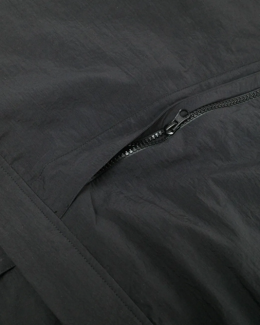 Vice 84 'Reflective Racer' Nylon Track Jacket - Black