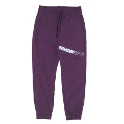 Vice 84 'Reflective Racer' Nylon Track Pants - Burgundy