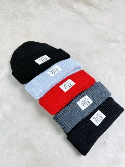 Vice 84 'Sports Club' Ribbed Beanie - Baby Blue
