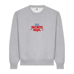 Vice 84 'Sports Dept' Heavyweight Embroidered Sweater - Ash