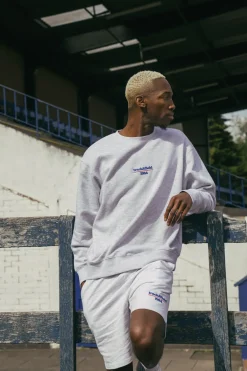 Vice 84 'Track&Field' Embroidered Sweater - Ash
