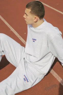 Vice 84 'Track&Field' Embroidered Sweater - Ash