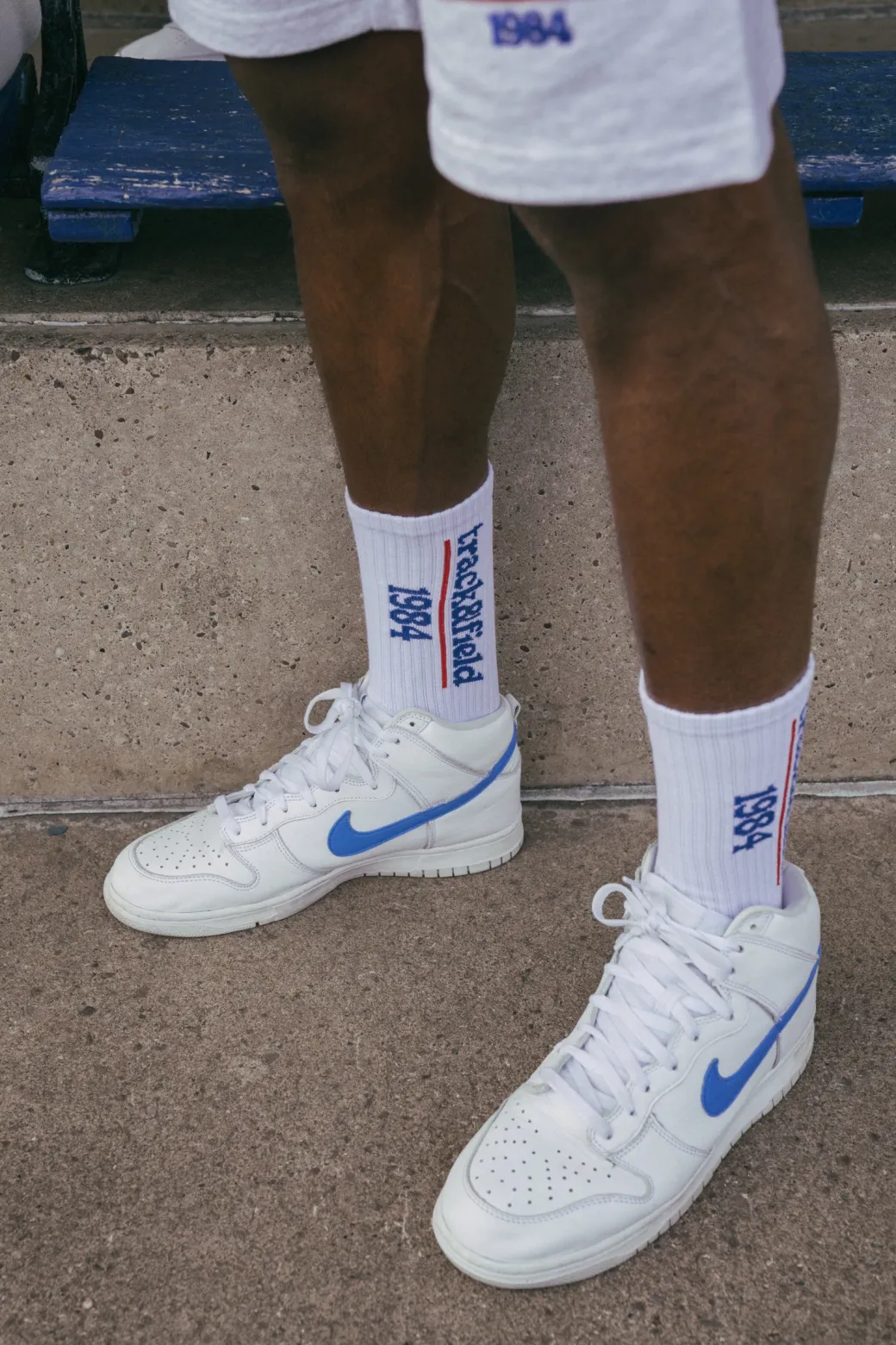 Vice 84 'Track&Field' Socks - White