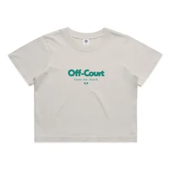 Vice 84 WMNS 'Off-Court GSM' Cropped Heavy Tee - Bone